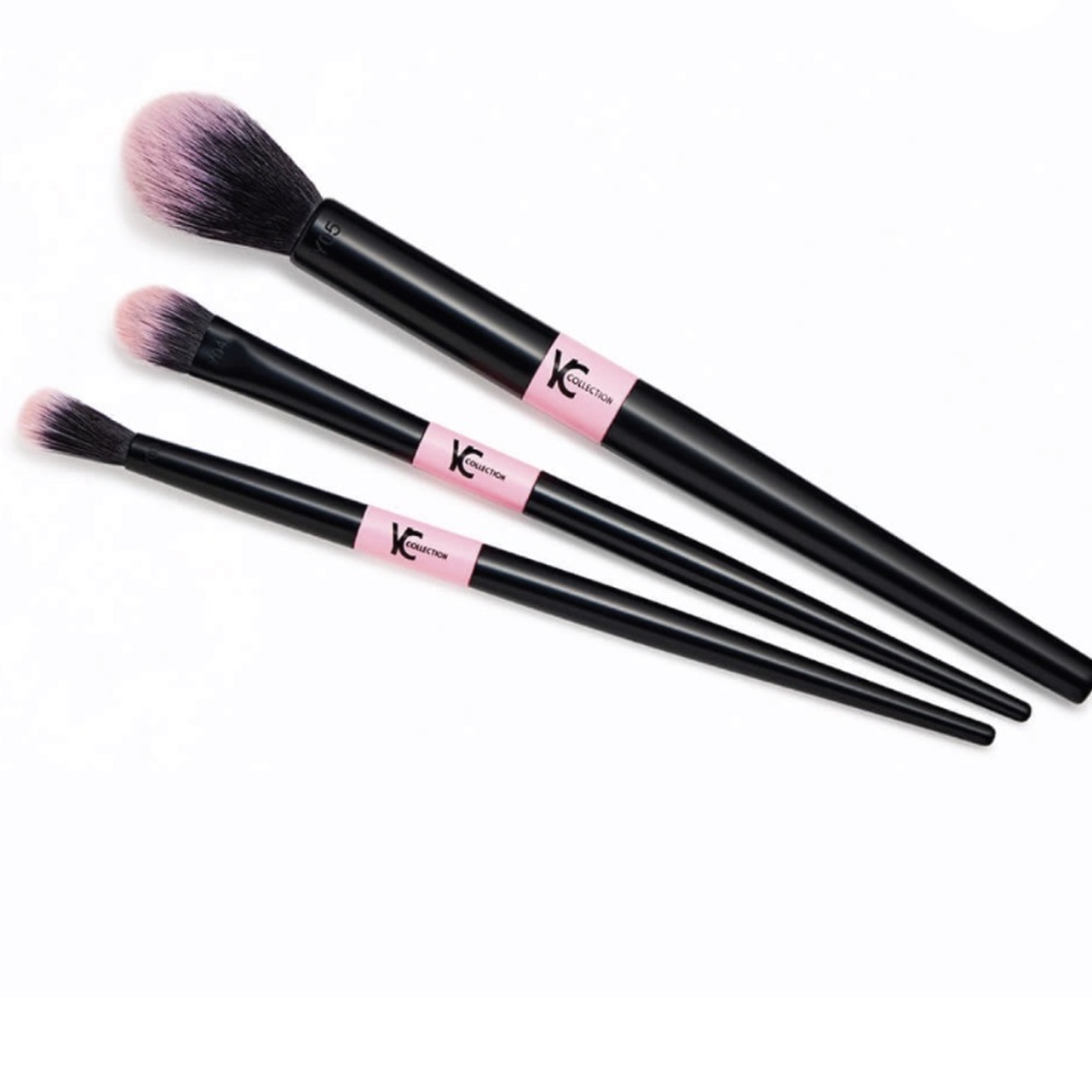 Trio Makeup Brush Set + Bonus Glow Brush